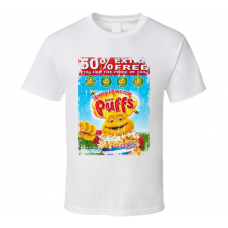 Honey-Toasted Sugar Puffs Worn Look Breakfast Cereal T Shirt
