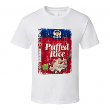 Puffed Rice Worn Look Breakfast Cereal T Shirt