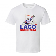 Laco Slovakia Goaltender Sochi 2014 Hockey T Shirt