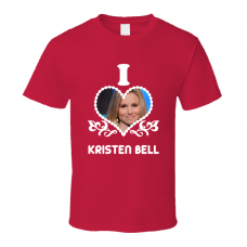 Kristen Bell I Heart Hot T Shirt