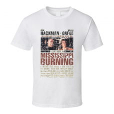 Mississippi Burning Movie Poster Retro Aged Look T Shirt