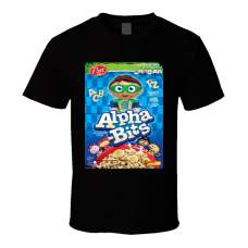 Alpha Bits Worn Look Breakfast Cereal T Shirt