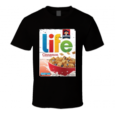 Life Cinnamon Worn Look Breakfast Cereal T Shirt