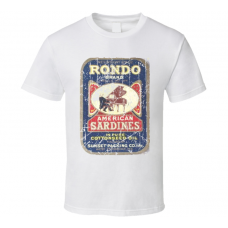1920 Rondo American Sardines Label Retro Vintage Style T Shirt