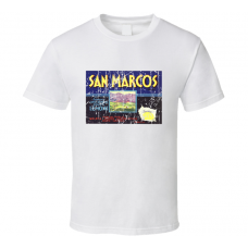 San Marcos Lemon Crate Label Retro Vintage Style T Shirt