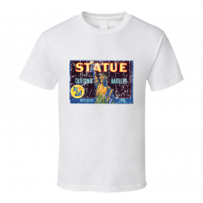 Statue California Bartletts Pear label Retro Vintage Style T Shirt