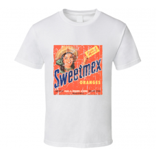 Sweetmex Orange Crate Label Retro Vintage Style T Shirt