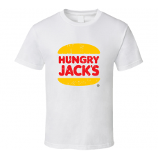 Hungry Jacks Burger King Fast Food Restaurant Distressed Look T Shirt