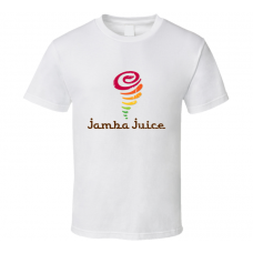 Jamba Juice Fast Food Restaurant Distressed Look T Shirt
