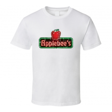 Applebees Fast Food Restaurant Distressed Look T Shirt