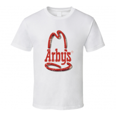Arbys Fast Food Restaurant Distressed Look T Shirt