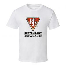BJ's Restaurant & Brewhouse Fast Food Lover Distressed Look T Shirt