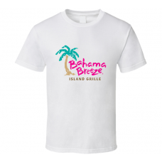 Bahama Breeze Fast Food Restaurant Distressed Look T Shirt