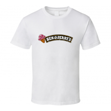 Ben and Jerrys Fast Food Restaurant Distressed Look T Shirt