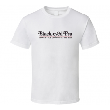 Black-eyed Pea Fast Food Restaurant Distressed Look T Shirt