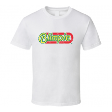 Blimpie Fast Food Restaurant Distressed Look T Shirt