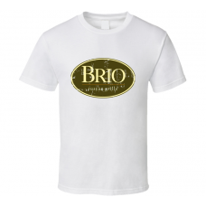 Brio Fast Food Restaurant Distressed Look T Shirt