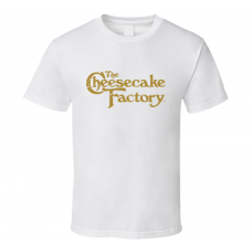 Cheesecake Factory Fast Food Restaurant Distressed Look T Shirt
