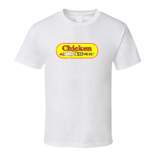 Chicken Express Fast Food Restaurant Distressed Look T Shirt