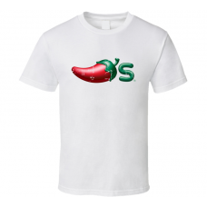 Chilis Fast Food Restaurant Distressed Look T Shirt