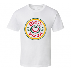 CiCis Pizza Fast Food Restaurant Distressed Look T Shirt