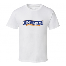 Cinnabon Fast Food Restaurant Distressed Look T Shirt