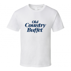 Country Buffet Fast Food Restaurant Distressed Look T Shirt