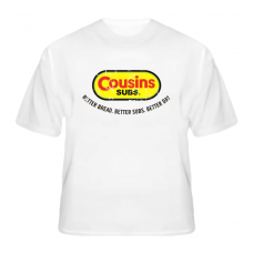 Cousins Subs Fast Food Restaurant Distressed Look T Shirt
