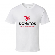 Donatos Pizza Fast Food Restaurant Distressed Look T Shirt