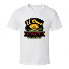 El Chico Fast Food Restaurant Distressed Look T Shirt