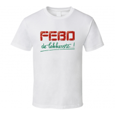 FEBO Fast Food Restaurant Distressed Look T Shirt