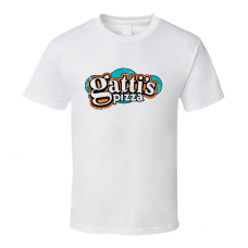 Gattis Pizza Fast Food Restaurant Distressed Look T Shirt