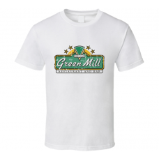 Green Mill Fast Food Restaurant Distressed Look T Shirt