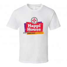 Happi House Fast Food Restaurant Distressed Look T Shirt