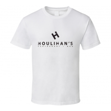 Houlihans Fast Food Restaurant Distressed Look T Shirt