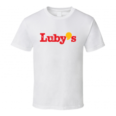 Lubys Fast Food Restaurant Distressed Look T Shirt