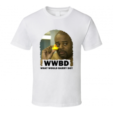 WWBD What Would Barry Do Lets Go to Prison LGBT Character T Shirt