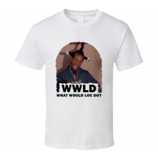 WWLD What Would Loc Dog Do Dont Be a Menace LGBT Character T Shirt