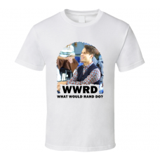 WWRD What Would Rand Posin 3 Do Hamlet 2 LGBT Character T Shirt