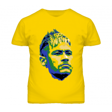 Neymar Jr Brazil Silhouette World Cup T Shirt 