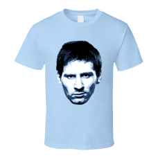 Lionel Messi Argentina World Cup Soccer Fan Blue T Shirt