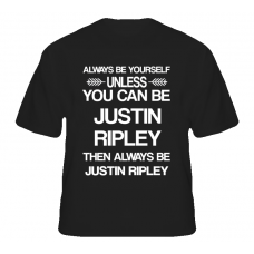 Justin Ripley Luther Be Yourself Tv Characters T Shirt