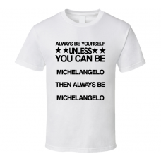 Michelangelo Teenage Mutant Ninja Turtles Movie Characters T Shirt