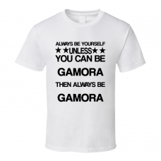Gamora Guardians of the Galaxy Be Yourself Movie Characters T Shirt