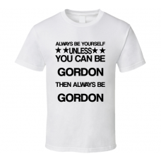 Gordon The Dark Knight Be Yourself Movie Characters T Shirt