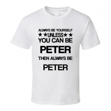 Peter Divergent Be Yourself Movie Characters T Shirt