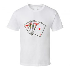 Royal Flush Poker Hands T Shirt