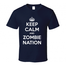 Keep Calm And Zombie Nation Penn State Football Fan T Shirt