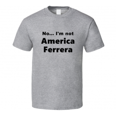 America Ferrera Fan Look-alike Funny Gift Trendy T Shirt