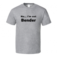 Bender Fan Look-alike Funny Gift Trendy T Shirt